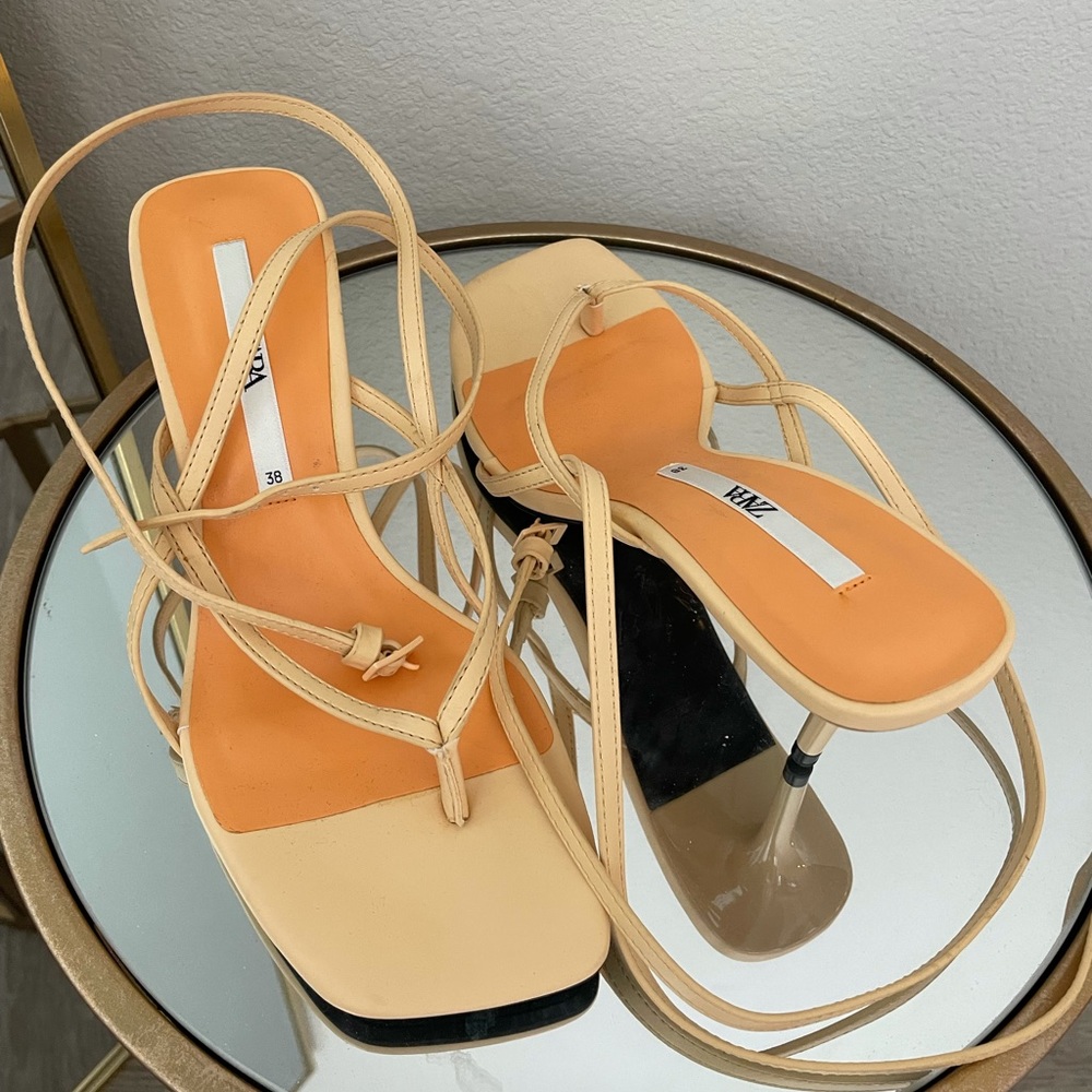 Strappy Zara heels